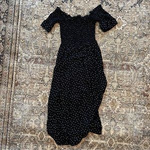 H&M smocked top midi dress
